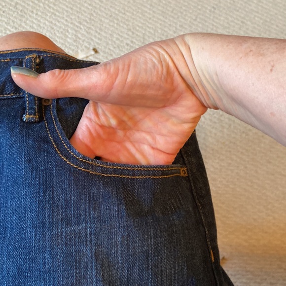 GAP 1969 Denim Mini with White Ruffle along Bottom - Picture 12 of 13